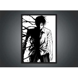 Quadro Decorativo Ajin Desenho Anime Salas Quartos Decorações Com Moldura G01 - 4