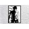Quadro Decorativo Ajin Desenho Anime Salas Quartos Decorações Com Moldura G01 - 2