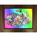 Ver imagem 2 de Quadro Decorativo Pokémon Desenho Anime Salas Quartos Decorações Com Moldura G02