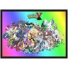 Quadro Decorativo Pokémon Desenho Anime Salas Quartos Decorações Com Moldura G02 - 1