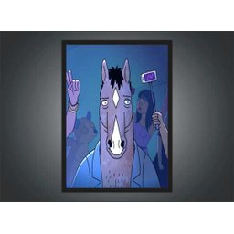 Quadro Decorativo BoJack Horseman Desenho Anime Salas Quartos Decorações Com Moldura G01 - 4