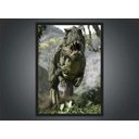 Ver imagem 2 de Quadro Decorativo Dinossauro Salas Quartos Decorações Com Moldura G01