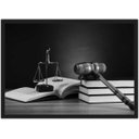 Ver imagem 1 de Quadro Decorativo Direito Advocacias Escritórios Advogados Salas Decorações Com Moldura G06