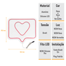 Painel Luminoso Letreiro Criativo Insta - Neon Led Rosa - 4