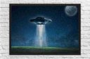 Ver imagem 4 de Quadro Decorativo Disco Voador Ovni Quartos Salas Decorações Com Moldura G05