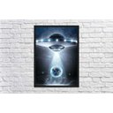 Ver imagem 2 de Quadro Decorativo Disco Voador Ovni Quartos Salas Decorações Com Moldura G06