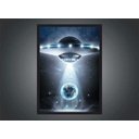 Ver imagem 3 de Quadro Decorativo Disco Voador Ovni Quartos Salas Decorações Com Moldura G06