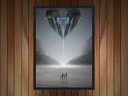 Ver imagem 3 de Quadro Decorativo Disco Voador Ovni Quartos Salas Decorações Com Moldura G07