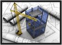 Ver imagem 1 de Quadro Decorativo Engenharia Arquitetura Civil Construções Projetos Salas Decorações Com Moldura G01