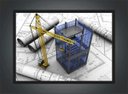 Ver imagem 4 de Quadro Decorativo Engenharia Arquitetura Civil Construções Projetos Salas Decorações Com Moldura G01