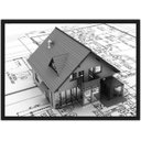 Ver imagem 1 de Quadro Decorativo Engenharia Arquitetura Civil Construções Projetos Salas Decorações Com Moldura G02