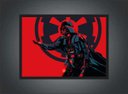 Ver imagem 4 de Quadro Decorativo Darth Vader Star Wars Nerd Geek Decorações Com Moldura G014