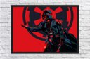 Ver imagem 3 de Quadro Decorativo Darth Vader Star Wars Nerd Geek Decorações Com Moldura G014