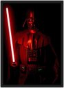 Ver imagem 1 de Quadro Decorativo Darth Vader Star Wars Nerd Geek Decorações Com Moldura G016