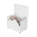 Ver imagem 4 de Baú De Brinquedos Alegria Branca + Luminária Led - Branco