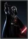 Ver imagem 1 de Quadro Decorativo Darth Vader Star Wars Nerd Geek Decorações Com Moldura G017