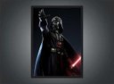 Ver imagem 3 de Quadro Decorativo Darth Vader Star Wars Nerd Geek Decorações Com Moldura G017