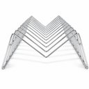Ver imagem 4 de 3 Organizador de Armário Suporte Prato Vertical Cromado Arm