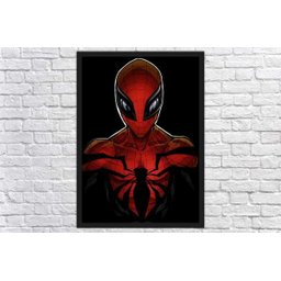 Quadro Decorativo Homem Aranha Super Heróis Nerd Geek Com Moldura Decorar - 4