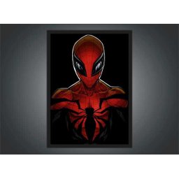 Quadro Decorativo Homem Aranha Super Heróis Nerd Geek Com Moldura Decorar - 2