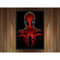 Quadro Decorativo Homem Aranha Super Heróis Nerd Geek Com Moldura Decorar - 3