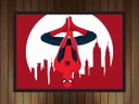 Ver imagem 3 de Quadro Decorativo Homem Aranha Super Heróis Nerd Geek Com Moldura G17