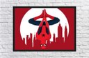Ver imagem 4 de Quadro Decorativo Homem Aranha Super Heróis Nerd Geek Com Moldura G17