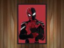 Ver imagem 3 de Quadro Decorativo Homem Aranha Super Heróis Nerd Geek Com Moldura G18