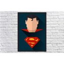 Ver imagem 4 de Quadro Decorativo Superman Super Heróis Nerd Geek Com Moldura G02