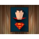 Ver imagem 2 de Quadro Decorativo Superman Super Heróis Nerd Geek Com Moldura G02