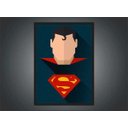 Ver imagem 3 de Quadro Decorativo Superman Super Heróis Nerd Geek Com Moldura G02