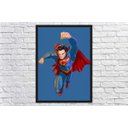 Ver imagem 4 de Quadro Decorativo Superman Super Heróis Nerd Geek Com Moldura G05