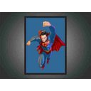 Ver imagem 3 de Quadro Decorativo Superman Super Heróis Nerd Geek Com Moldura G05