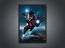 Ver imagem 3 de Quadro Decorativo Homem De Ferro Super Heróis Nerd Geek Com Moldura G001