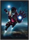 Ver imagem 1 de Quadro Decorativo Homem De Ferro Super Heróis Nerd Geek Com Moldura G001