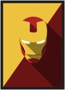 Ver imagem 1 de Quadro Decorativo Homem De Ferro Super Heróis Nerd Geek Com Moldura G003