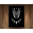 Ver imagem 2 de Quadro Decorativo Pantera Negra Super Heróis Nerd Geek Com Moldura