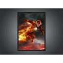 Ver imagem 3 de Quadro Decorativo Flash Super Heróis Nerd Geek Com Moldura G002