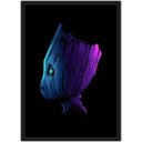 Ver imagem 1 de Quadro Decorativo Groot Guardião Das Galáxias Super Heróis Nerd Geek Com Moldura