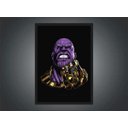 Ver imagem 3 de Quadro Decorativo Thanos Super Heróis Nerd Geek Com Moldura G001