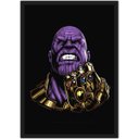 Ver imagem 1 de Quadro Decorativo Thanos Super Heróis Nerd Geek Com Moldura G001