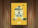 Ver imagem 2 de Quadro Decorativo R2D2 Star Wars Nerd Geek Com Moldura G002