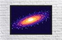 Ver imagem 4 de Quadro Decorativo Abstrato Galáxia Nerd Geek Com Moldura