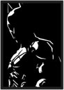 Ver imagem 1 de Quadro Decorativo Batman Preto e Branco Nerd Geek Com Moldura