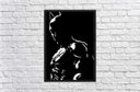 Ver imagem 3 de Quadro Decorativo Batman Preto e Branco Nerd Geek Com Moldura