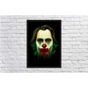 Ver imagem 4 de Quadro Decorativo Coringa Abstrato Super Heróis Nerd Geek Com Moldura G001