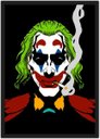 Ver imagem 1 de Quadro Decorativo Coringa Abstrato Super Heróis Nerd Geek Com Moldura G004