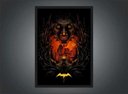 Ver imagem 4 de Quadro Decorativo Coringa Abstrato Super Heróis Nerd Geek Com Moldura G005