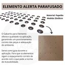 Ver imagem 7 de Elemento Tátil Alerta Inox Parafusado Frisado