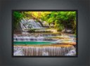 Ver imagem 4 de Quadro Decorativo Cachoeira Pedras Rio Paisagem Natureza Com Moldura G02
